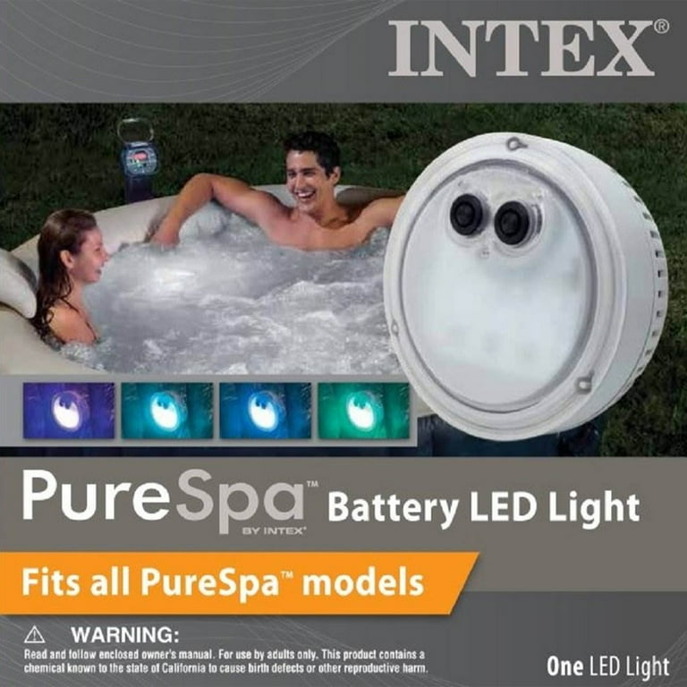Intex PureSpa LED Light Accessory for Bubble Spa Hot Tub, Multi