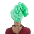 thumbnail image 3 of ZQUUVOU Women's Turban Headwrap with Side Twist Airy Lightweight Elegant Knotted Boho Ethnic Inspired Accessory Mint Green, 3 of 4