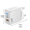 thumbnail image 2 of Cargador de viaje para Reino Unido con indicador LED Cargador USB PD tipo C para teléfonos, 2 of 6