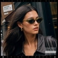 thumbnail image 4 of SA106 Womens Classic Mod Soft Cat Eye Plastic Sunglasses / Green Frame - Black Lens, 4 of 8