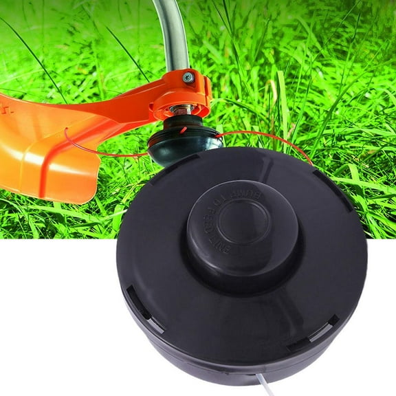 Universal Black Trimmer Head String Line Brush Cutter Mower Garden Grass