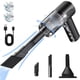 thumbnail image 4 of Aspiradora portátil de mano para coche | Potente succión de 120 W | Recargable por USB | Mini aspiradora para coche, casa y oficina | Incluye boquilla 3 en 1 y filtro lavable, 4 of 9