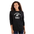 thumbnail image 3 of Happiness Loving A Pitbull Rescue Dog Plus Size Long Sleeve Graphic Tee Shirt Brisco Brands 2X, 3 of 5