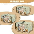 thumbnail image 7 of Renewold Toaster Oven Protective Cover Polyester Countertop Appliance Cover for Countertop Convection Oven Air Fryer Kitchen Accessories, 20.5 x 16.5 x 10 Inches, Cute Cow Sunflower, 7 of 7