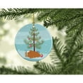 thumbnail image 2 of Peruvian Guinea Pig Merry Christmas Ceramic Ornament 2.8 in x 2.8 in, 2 of 3