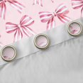 thumbnail image 4 of Feelyou Bowknot Black Out Curtains, Pink Watercolor Bow Curtains Pack of 2 (42x63 Each), 4 of 6