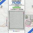 thumbnail image 5 of Range Hood Filter Replacement for Braun Nu-Tone BP55 Hood Grease Filter 8" x 9.5" - Aluminum Mesh Screen Hood Vent Filter for Range Hood - Filters Grease from Entering Kitchen Stove Overhead (1-Pack), 5 of 6