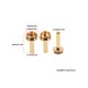 thumbnail image 5 of Greeniant Paquete de 3 llaves de válvula de pistón Estructura resistente Pieza reemplazada Reemplazo directo Conector de metal Suministros para Accesorios para instrumentos musicales Greeniant OD027083-00, 5 of 6