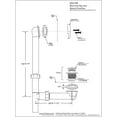 thumbnail image 4 of Westbrass 14" Bathtub Waste Assembly with Tip-Toe Drain and Two-Hole Overflow Cover, Oil Rubbed Bronze (12-Pack), 4 of 9