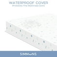 thumbnail image 3 of Simmons Kids Quiet Nights Dual Sided Baby Crib Mattress & Toddler Mattress - Sustainably Sourced Core - Waterproof - Hypoallergenic - GREENGUARD Gold Certified (Natural) - Made in USA, 3 of 9