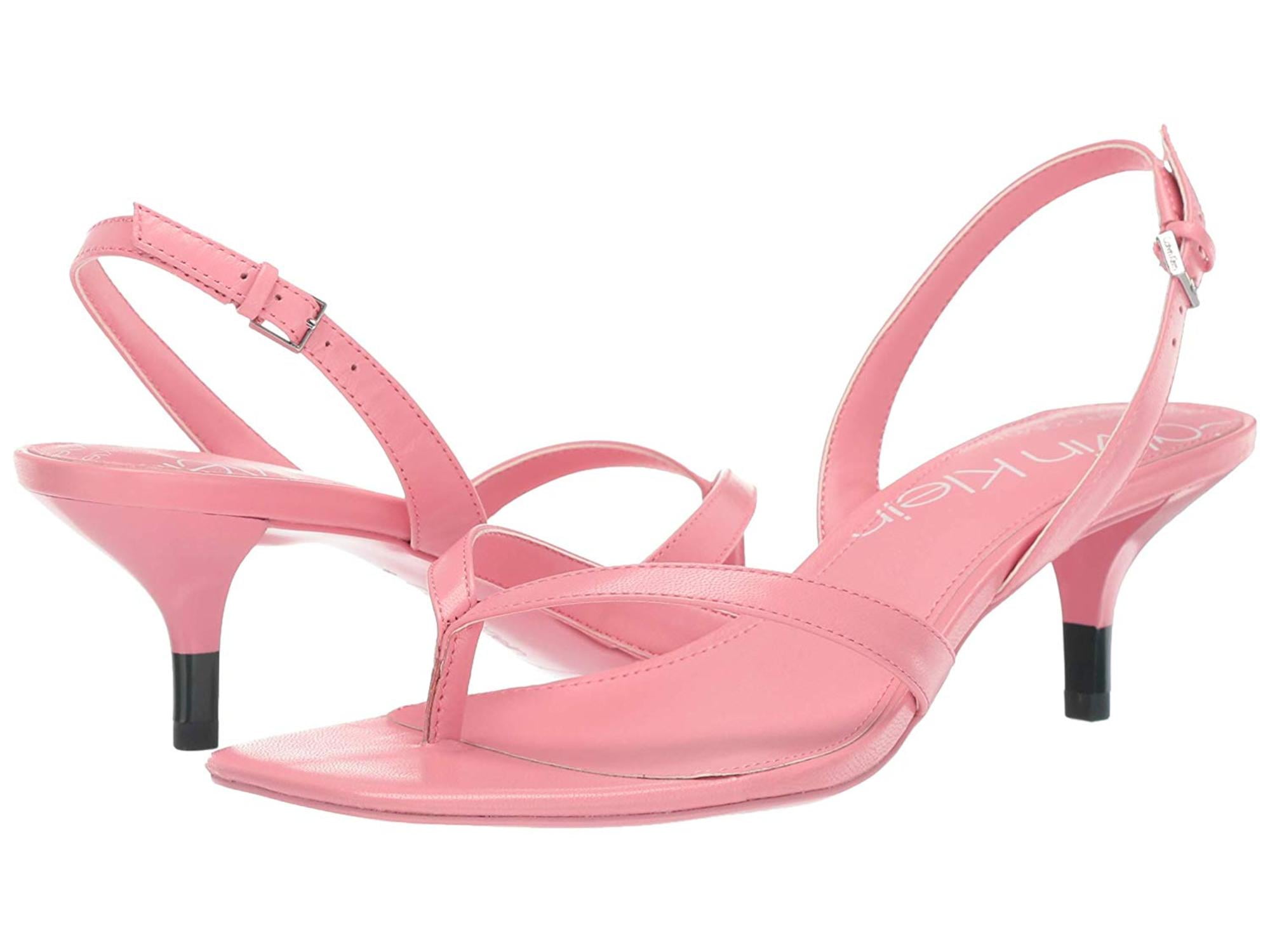 calvin klein pink heels