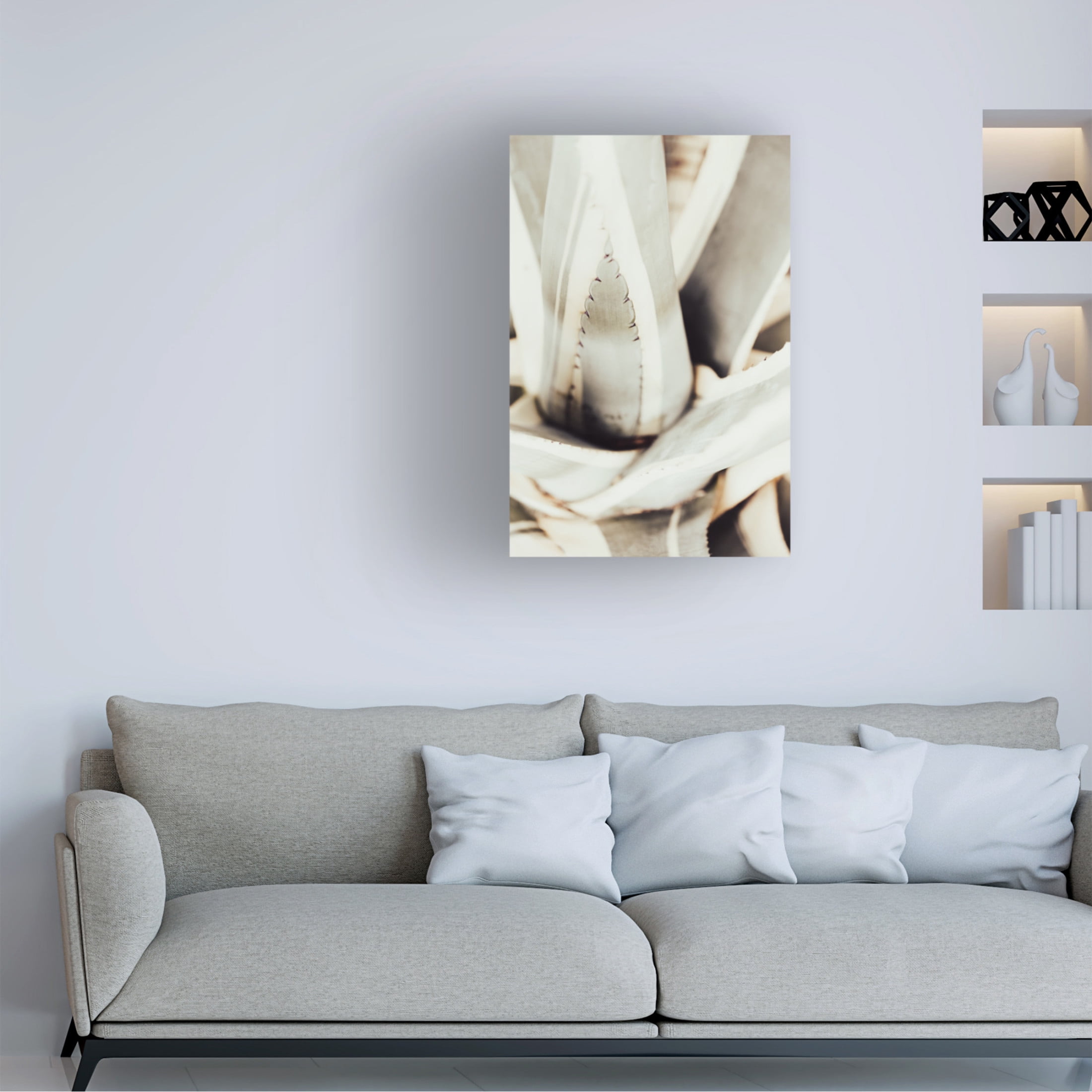 Trademark Fine Art Pictufy Studio Plant Close Up 1 Canvas Wall Art