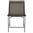 thumbnail image 6 of SAFAVIEH Couture Bryant Glam Acrylic Solid Dining Side Chair, Smoke Grey/Gunmetal (Set of 2), 6 of 14