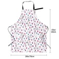 thumbnail image 2 of Kdxio Rabbit Eating Apron with Pockets Adjustable Kitchen Aprons for Men Women Waterproof Aprons for Cooking,Drawing,Crafting, Baking Household Cleaning, 2 of 8