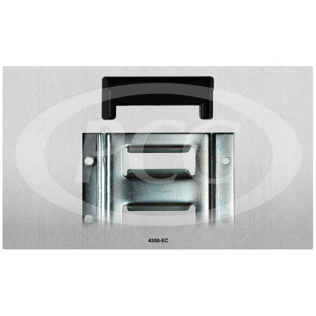 Pacific Cargo Tie Down Track End Cap 4200-EC Use With Horizontal E Track; Plastic; Single