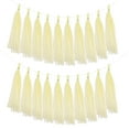 thumbnail image 1 of Uxcell 20Pcs Guirnalda de Borlas Blanca Crema 14.6 x 9.4" Bandera de Borlas de Papel de Tejido, 1 of 6
