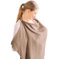 thumbnail image 1 of Amning Bomullsskydd Integritetsskydd med Halter Neck Nursing Filtar Breastfeeding Skydd brun, 1 of 5