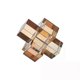 thumbnail image 1 of Champagne Crystal Cross Figurine, 90MM Collectible Glass Cross Ornament Gift, 1 of 4