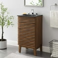 thumbnail image 2 of Modway Render 18" Bathroom Vanity in Walnut Black, 2 of 11