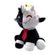 thumbnail image 2 of Figura de peluche Ranboo sentada, cabra blanca y negra, oveja de dibujos animados rellena suave, coleccionable, 2 of 3