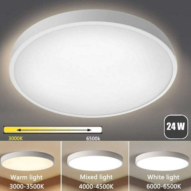 Reactionnx 24W LED Ceiling Light, Natural White, Flush Mount Ceiling