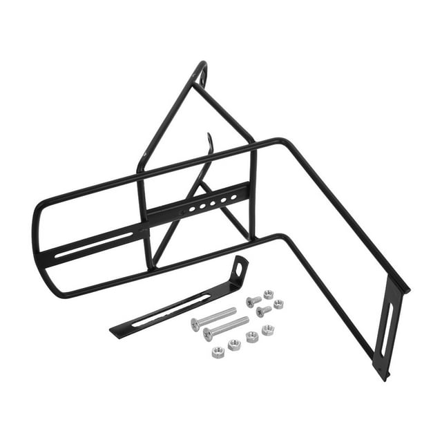 EIGTHTAIL 1Set Carrier Shelf aluminum alloy Bike Front Rack Bicycle Front Racks for Mountain Bike Accessories including Bike Frame Basket and Front Basket
