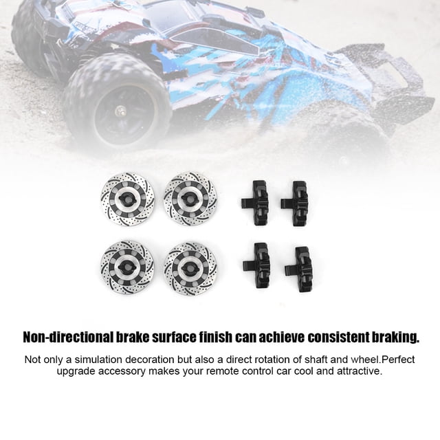 Disque de Frein de Roue RC, Pièces de Disque de Frein de Moyeu Hexagonal Compatibles avec Desert Racer UDR 1/7 RC Car