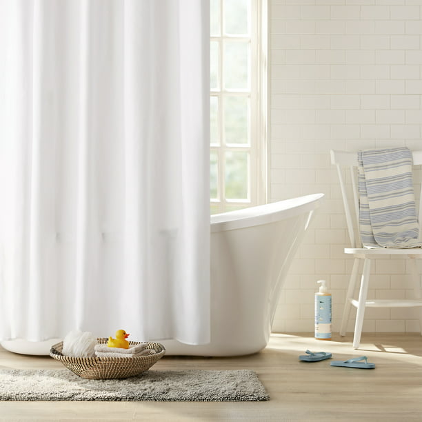 Clorox Waterproof Fabric Shower Curtain, Is A Fabric Shower Curtain Waterproof