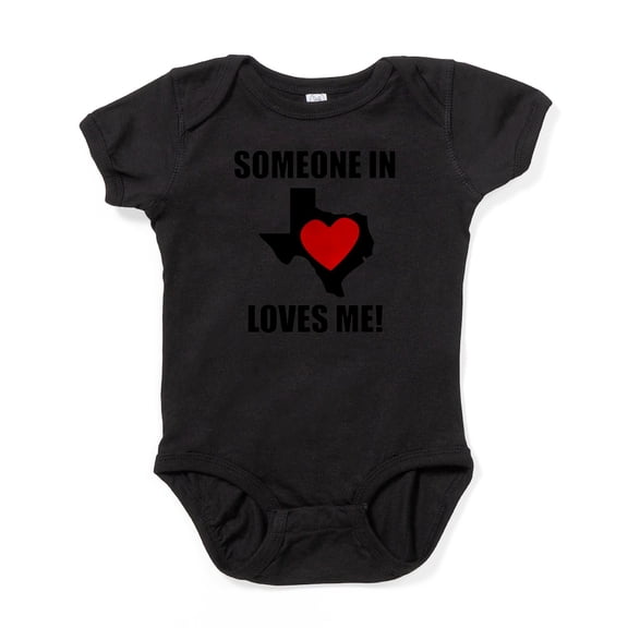 CafePress - Someone In Texas Loves Me - Cute Infant Bodysuit Baby Romper - Size Newborn - 24 Months