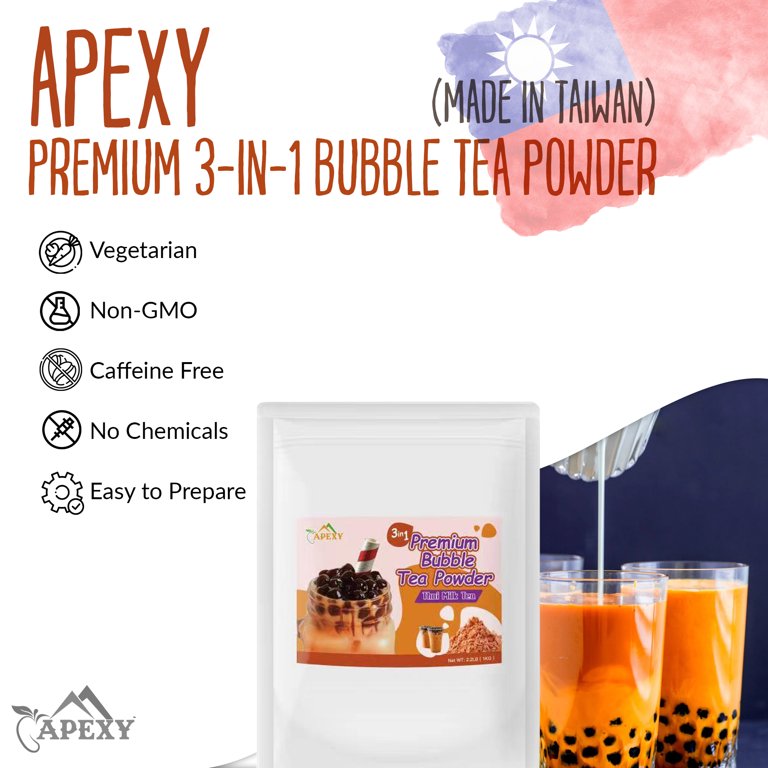 Instant Boba Kit NATURAL Roasted Japanese Tea Bubble Tea Kit