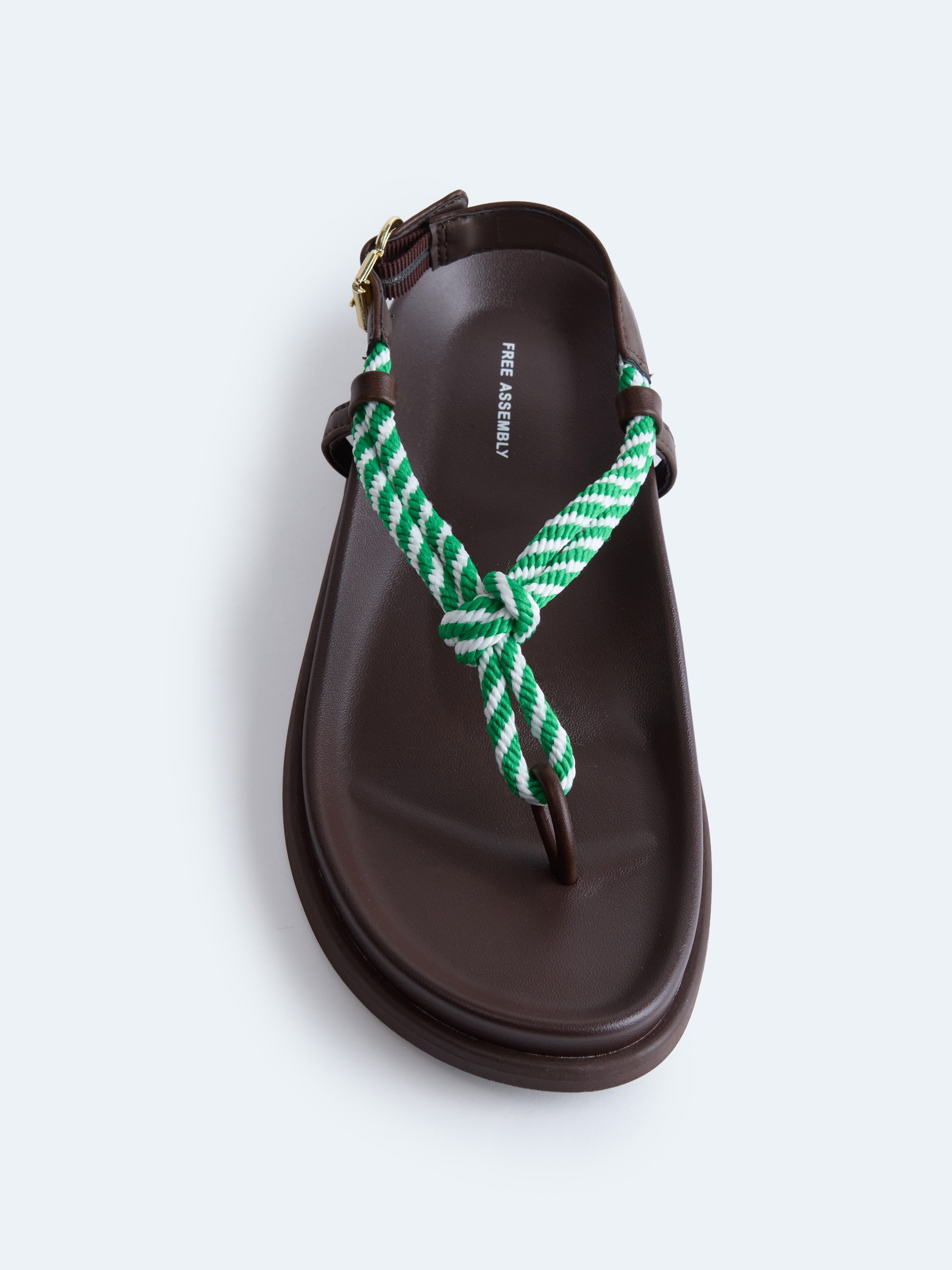Free Assembly Women's Rope Footbed Sandal