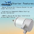 thumbnail image 3 of Starter&Relay For Honda 350 Fourtrax Rancher TRX350FE TRX350FM TRX350TE TRX350TM 31200-HN5-671 31200-HN5-A81 31200-HN5-M01 18607, 3 of 6