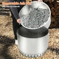 thumbnail image 3 of 27" Smokeless Fire Pit with Adjustable Airflow, 304 Stainless Steel Wood-Burning Firepit, 360° Heat & Secondary Burn Technology, Portable Outdoor Fire Bowl for Camping, Backyard, Family Gatherings, 3 of 4