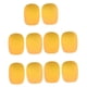 thumbnail image 2 of Paquete de 10 protectores de esponja antipolvo y antiruido para micrófono. Amarillo, 2 of 6