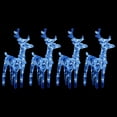 thumbnail image 1 of vidaXL Christmas Reindeers 4 pcs Blue 160 LEDs Acrylic, 1 of 4