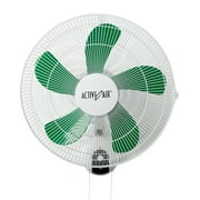 Hydrofarm Active Air ACF16 16 Inch 3-Speed Mountable Oscillating Hydroponic Grow Fan