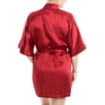 thumbnail image 2 of Women's Silk Sleepwear 100% Silk Short Robe, 2 of 10
