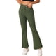 thumbnail image 1 of INSPIRE CHIC Pantalones Largos Vintage para Mujer Clásicos de Cintura Alta Jeans de Campana Verde Ejército XL, 1 of 1