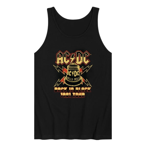 AC/DC - World Tour 1981 - Men's Sleeveless Graphic Tank