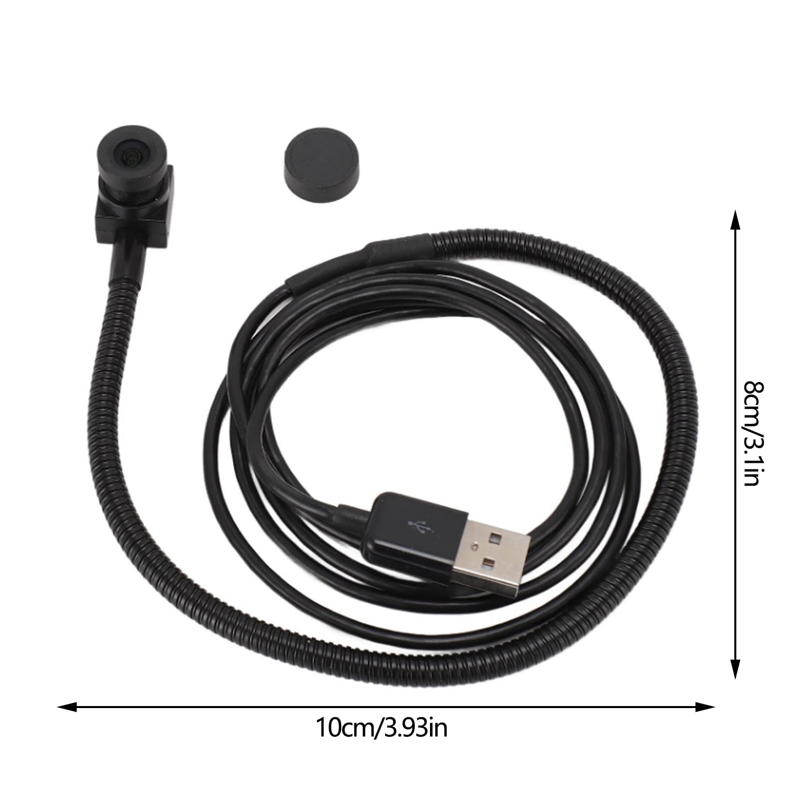 USB Center Webcam, Clear Sound Plug And Play Center Screen Webcam 2MP  For Live Streaming