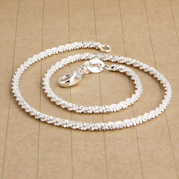 Designice Sterling Silver Initial Heart Anklets, Couple Matching Ankle Chain Foot Jewelry for Women