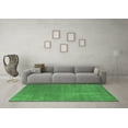 thumbnail image 3 of Ahgly Company Indoor Rectangle Abstract Emerald Green Contemporary Area Rugs, 3' x 5', 3 of 4