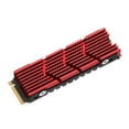 thumbnail image 4 of SSD Heat SSD All Round Heat Dissipation Spare Parts Durable Heat Sink Aluminum for Gaming Console Red, 4 of 8