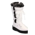 thumbnail image 1 of Nature Breeze DF72 Women Nylon Fur Trimmed Quilted Lace Up Winter Boot, 1 of 5