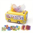 thumbnail image 1 of Baby Draw Tissue Toys, Draw Music, Tear Not Rotten Tissue Box For 6 Months+ Baby Learning 0-1 Years Old Intellectual Early Education, Montessori Children's Early Education Pure Cloth Toys, 1 of 5