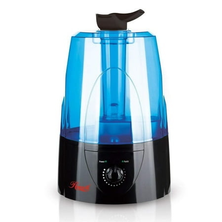 Whispering Mist - Rosewill Ultrasonic Cool Mist Humidifier with Adjustable Dual Nozzles Whisper Quiet 5 Liter / 1.3 Gallon, Black, RHHD-14002