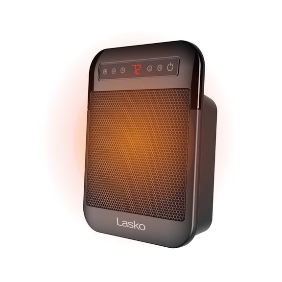 Lasko MyHeat Max CD09101 Black 1500W 2 Speed, Timer, Tip-Over Switch Ceramic Space Heater