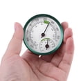 thumbnail image 5 of HEMLBOYW Indoor Thermometer Hygrometer Analog 2 in 1 Temperature Humidity Gauge for Home Room Outdoor ices Round, 5 of 6