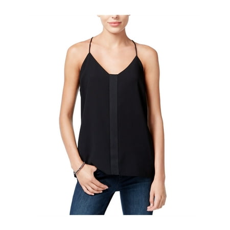 - bar III Womens Satin Detail Pullover Blouse