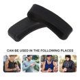 thumbnail image 3 of 2pcs Rubber Anti-Fall Buckle Ring Loop Keeper Holder For Smart Bracelet Watch Band (Black), 3 of 7